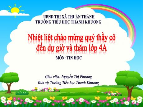 Bài giảng Tin học 4 (Cánh diều) - Chủ đề E1, Bài 2: Định dạng văn bản trên trang chiếu - Năm học 2023-2024