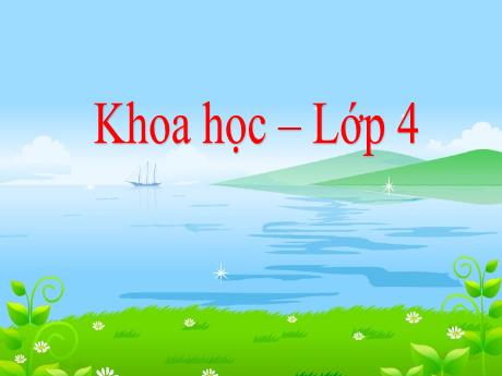 Bài giảng Khoa học Lớp 4 - Bài 28: Bảo vệ nguồn nước - Năm học 2022-2023 - Lê Thị Hằng Khánh