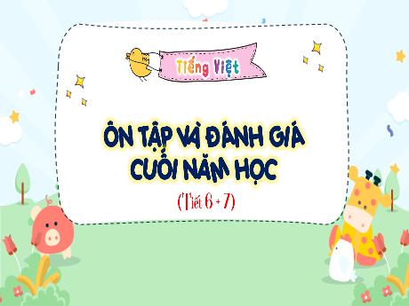 Bài giảng Tiếng Việt Lớp 4 (Kết nối tri thức) - Ôn tập và đánh giá cuối năm học - Năm học 2023-2024 - Nguyễn Thị Hằng