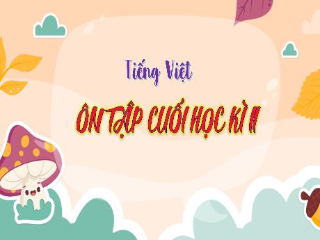 Bài giảng Tiếng Việt Lớp 4 Sách Kết nối tri thức - Ôn tập cuối học kỳ II - Năm học 2023-2024 - Nguyễn Thị Hằng