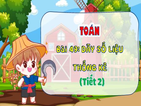 Bài giảng Toán Lớp 4 (Kết nối tri thức) - Bài 49: Dãy số liệu thống kê (Tiết 2) - Năm học 2023-2024 - Nguyễn Thị Hằng
