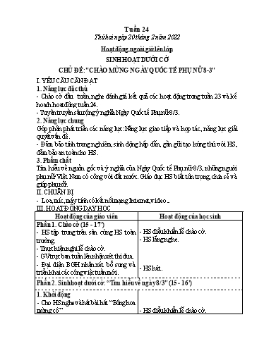 Kế hoạch bài dạy các môn Lớp 4 - Tuần 24 - Năm học 2022-2023 - Đặng Thị Xuân