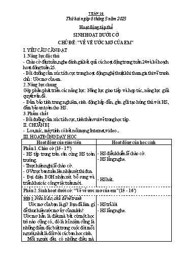 Kế hoạch bài dạy các môn Lớp 4 - Tuần 25 - Năm học 2022-2023 - Đặng Thị Xuân