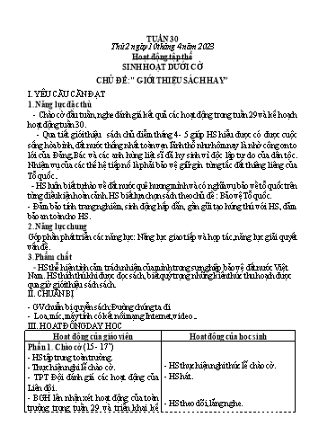 Kế hoạch bài dạy các môn Lớp 4 - Tuần 30 - Năm học 2022-2023 - Lê Thị Hằng Khánh